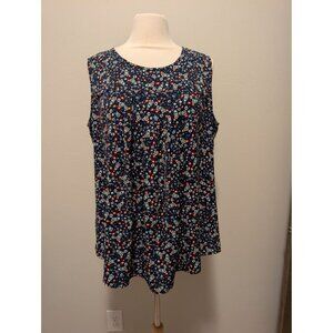 Netsmile 2XL Floral Sleeveless Tank Top Office work